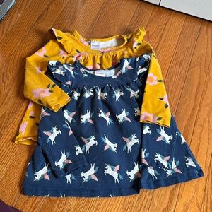 Adorable Hanna Andersson toddler Ruffle Long Sleeve tops